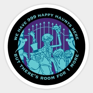 999 Happy Haunts Sticker